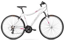 Velosipēds hibrīds Romet Orkan D, 28 ", 19" rāmis, balta krās./violeta krās.