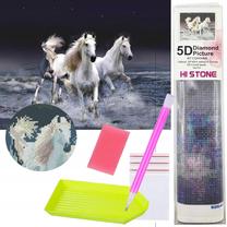 Мозаика Norimpex Diamond Mosaic White Horses In The Sea, многоцветный