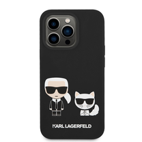 Telefono dėklas Karl Lagerfeld KLHMP14LSSKCK, juoda sp., Apple