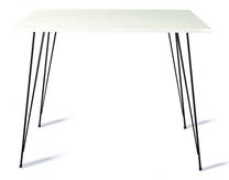 Stalas Kalune Design Sandalf, balta sp., 90 cm x 90 cm x 75 cm