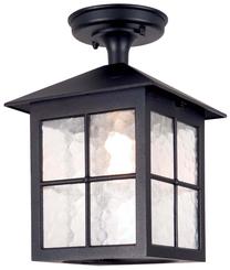 Lubinis lauko šviestuvas Elstead Lighting Winchester, 100W, E27, IP43, juoda sp., 18.5 cm x 28 cm