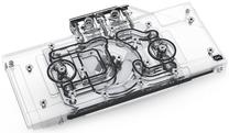 Vandens blokas Alphacool Eisblock Aurora Acryl GPX-A Radeon RX 6700XT MERC 319, 23.926 cm, sidabro sp./juoda sp.