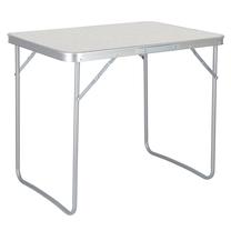 Stovyklavimo stalas Springos, sidabro sp., 90 cm x 60 cm x 70 cm