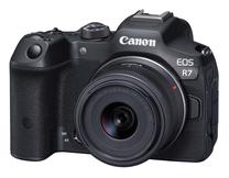Sisteminis fotoaparatas Canon EOS R7 + RF-S 18-45mm F4.5-6.3 IS STM, juoda sp.