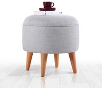 Pufas Hanah Home Moouv 7091, pilka sp., 40 cm x 40 cm x 42 cm
