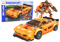 Конструктор Lean Toys Speed Mecha 2in1 BB205, 343 шт., oранжевый цв.