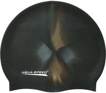 Шапочка для плавания Aqua Speed, золотой цв./черный цв.