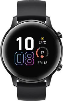 Viedais pulkstenis Honor MagicWatch 2 42mm, melns krās.