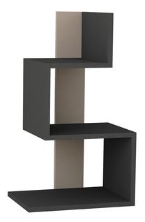 Pastatoma lentyna Kalune Design Rosie 855DTE2908, antracito sp./šviesiai ruda sp., 72 cm x 42 cm x 30 cm