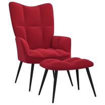 Krėslas VLX Relaxing, raudona sp., 61 cm x 70 cm x 96.5 cm