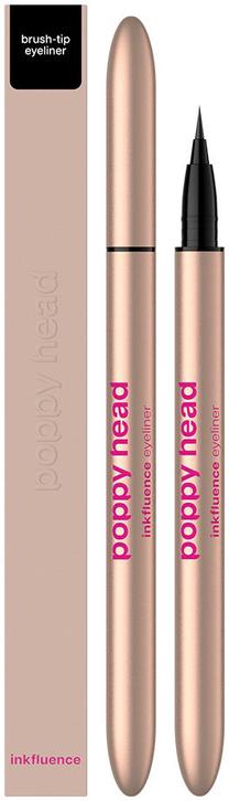 Akių pieštukas Poppy Head Inkfluence Brush-Tip Eyeliner, 0.6 ml, true black sp. 01