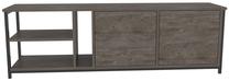 ТВ стол Kalune Design Primrose, черный цв./темно-серый цв., 35.3 см x 160 см x 50.8 см