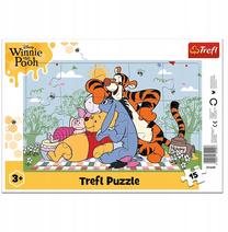 Puzle Trefl Pooh's Matters, 25 cm x 15 cm, 15 gab.