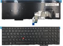 Nešiojamų kompiuterių klaviatūra Lenovo, juoda sp.