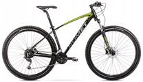 Dviratis kalnų Romet Mustang M2 LTD, 29 ", 21" rėmas, juoda sp./žalia sp.
