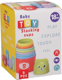 Attīstoša rotaļlieta Baby & Toys Stacking cups, 9 gab.