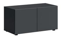 TV staliukas RTV2D, antracito/pilka, 80 cm x 42 cm x 42 cm