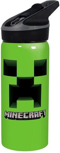 Pudele Abysse Aluminium Drinking Bottle Minecraft TABSTR045, zaļa krās., 710 ml