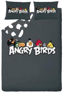 Gultas veļas komplekts Bradley Angry Birds Hang Around, daudzkrāsaina, 50 x 60 cm, 210 x 240 cm