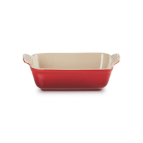 Keramiskais cepamais trauks Le Creuset Heritage Stoneware, balta krās./oranža krās., 24.7 cm x 15.1 cm, 1.1 l