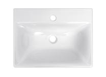 Vonios praustuvas Riva Riva 50C-1, keramika, 49 cm x 37 cm x 13 cm, balta sp.