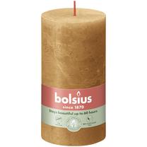 Žvakė, cilindrinė Bolsius Rustic, 60 h, ruda sp.