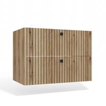 Vonios spintelė po praustuvu Tigo 80 2S, ąžuolo sp., 45.5 cm x 80 cm x 57 cm