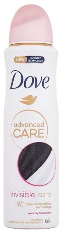 Moteriškas dezodorantas Dove Advanced Care Invisible Care, 150 ml