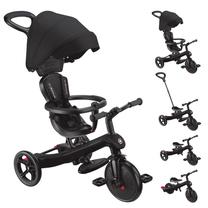 Triratukas Globber Explorer Trike 4in1, juoda sp.