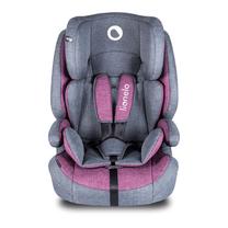 Automobilinė kėdutė Lionelo Nico, pilka sp./violetinė sp., 9 - 36 kg