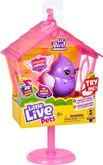 Интерактивная игрушка Moose Toys Little Live Pets Lil' Bird, 9.8 см, многоцветный