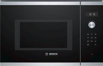 Įmontuojama mikrobangų krosnelė Bosch BFL554MS0, juoda sp./nerūdijančiojo plieno sp., 900 W Prekė su pažeista pakuote.