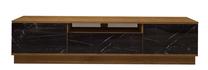 ТВ стол Kalune Design Freestyle 160-PR, черный цв./ореховый цв., 40 см x 160 см x 46 см