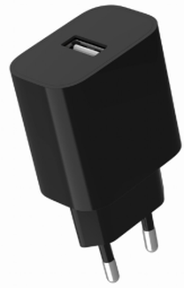 Telefono įkroviklis Gembird, USB Type A, juoda sp., 12 W