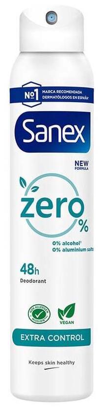 Дезодорант для женщин Sanex Zero% Extra-Control, 200 мл