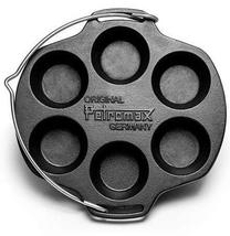 Keksiukų formelė Petromax Muffin Tin, ketus, 27 cm, 0.78 l, juoda sp.
