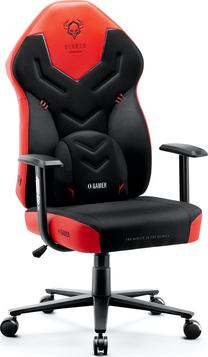 Žaidimų kėdė Diablo Chairs X-Gamer, 56 x 52 x 118 - 128 cm, juoda sp./raudona sp.
