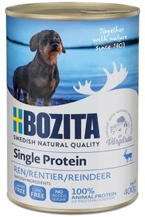 Mitrā barība (konservi) suņiem Bozita Single Protein Adult, brieža gaļa, 0.4 kg