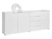 Komoda Spice, balta, 195 cm x 38 cm x 80 cm