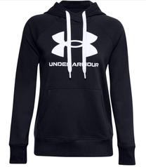 Džemperis, moterims Under Armour Rival Fleece Logo Hoodie, juoda sp., s