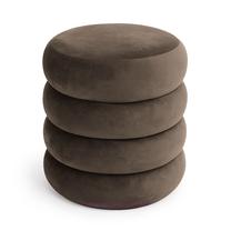 Pufas Akord Snuggo, ruda sp., 42 cm x 42 cm x 44.5 cm
