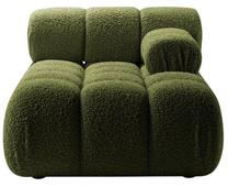 Modulinė sofa Micadoni Bellis, žalia sp., dešininė, 155 x 94 cm x 70 cm