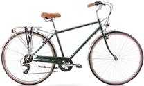 Dviratis miesto Romet Vintage Eco M, 28 ", 20" rėmas, tamsiai žalia sp.