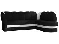 Kampinė sofa Benano Sawana 14, Soft 17, juoda sp., dešininė, 180 x 250 cm x 85 cm