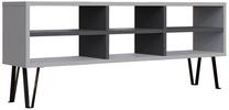 ТВ стол Kalune Design Judd, антрацитовый цв./белый цв., 120 см x 25 см x 46.6 см