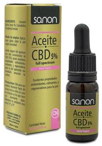 Veido aliejus Sanon CBD 5%, 10 ml