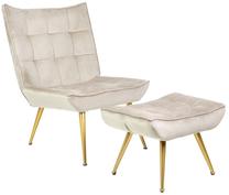 Krėslas Homla Vinnis 856667, smėlio sp., 69 cm x 96 cm x 82 cm