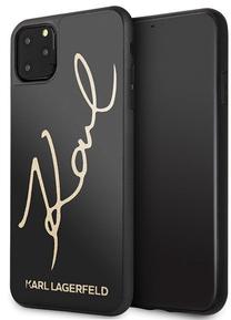 Telefona vāciņš Karl Lagerfeld, melna krās., Apple