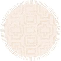 Ковер комнатные 4Living Atlas 609236, белый цв., 120 см x 120 см
