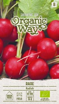 Sėklos Organic Way, ridikėliai Raxe, 2 g